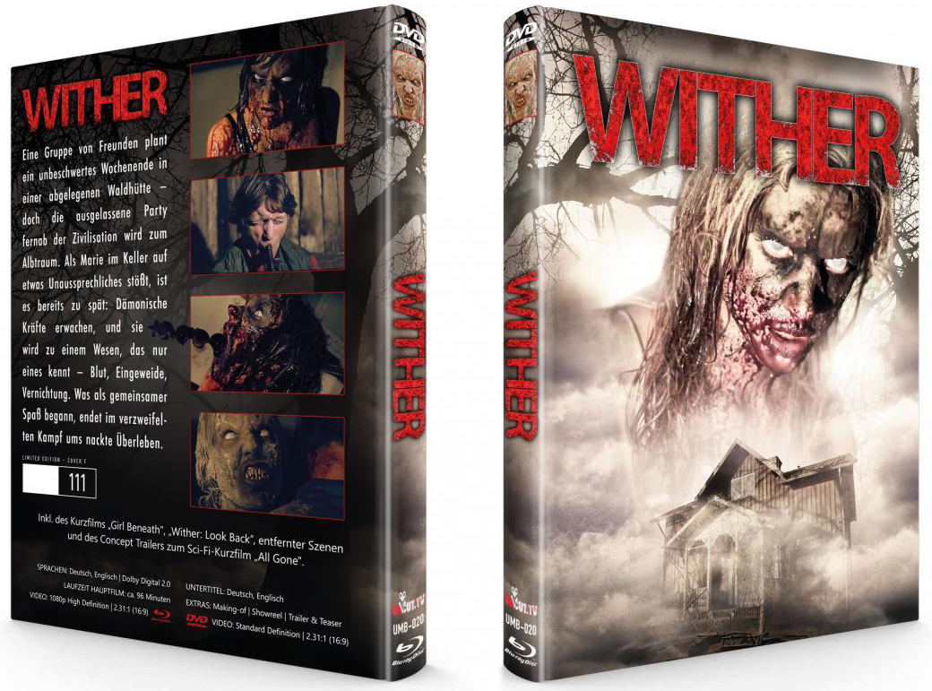 WITHER (CABIN OF THE DEAD) (Blu-Ray+DVD) - Cover F - Mediabook - Limited 111 Edition