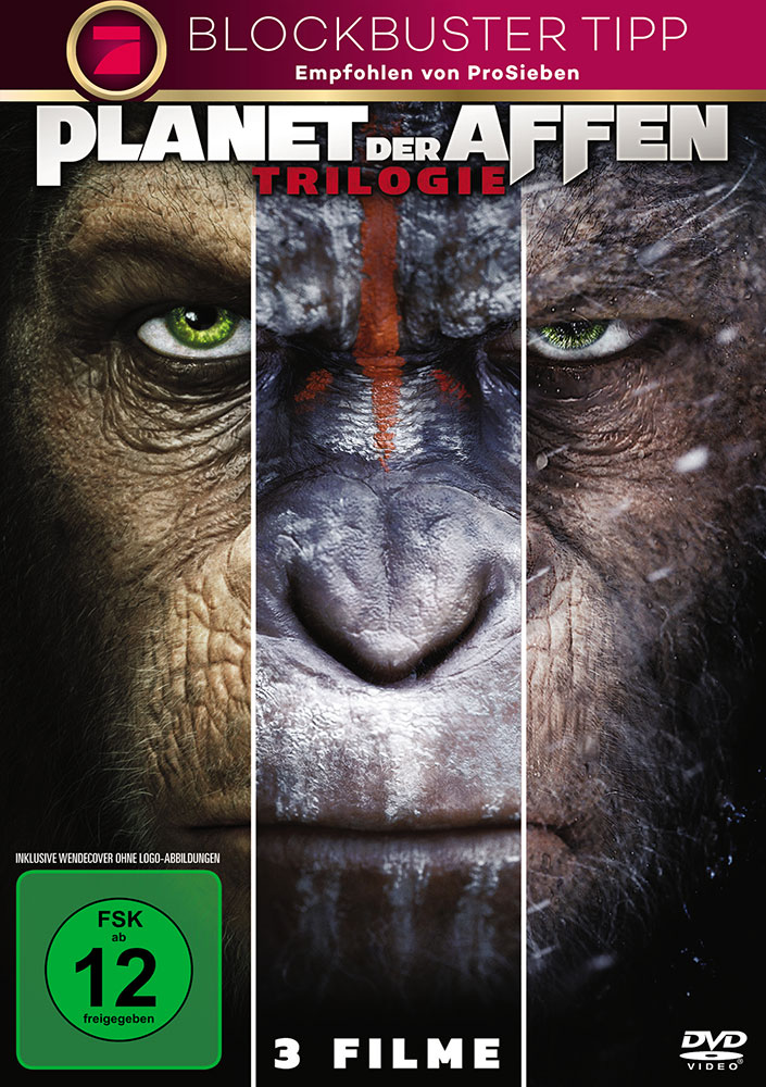 PLANET DER AFFEN - TRILOGIE (3DVD)
