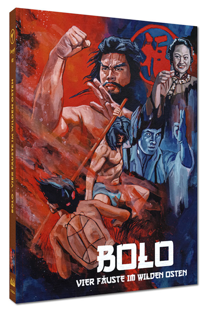 BOLO - VIER FÄUSTE IM WILDEN OSTEN (Blu-Ray+DVD) - Cover A - Mediabook (Wattiert) - Limited 150 Edition