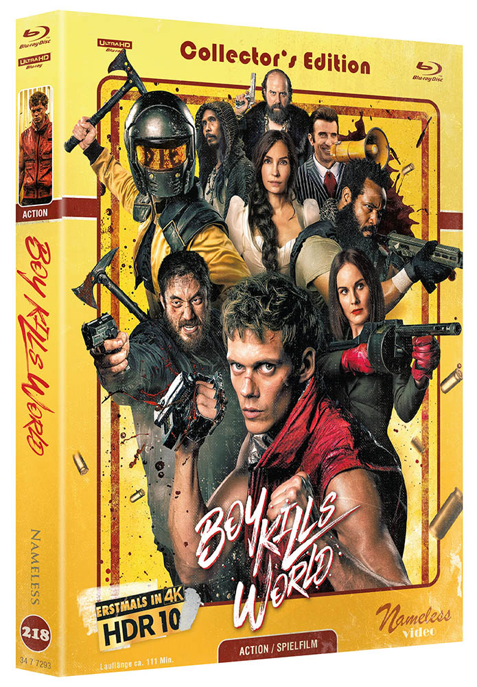 BOY KILLS WORLD (4K UHD+Blu-Ray) - Cover C - Mediabook - Limited 222 Edition