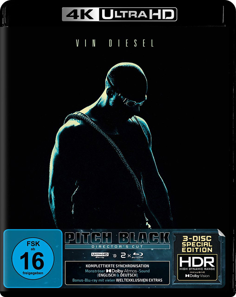 PITCH BLACK (4K UHD+2Blu-Ray) (3Discs) - Directors Cut