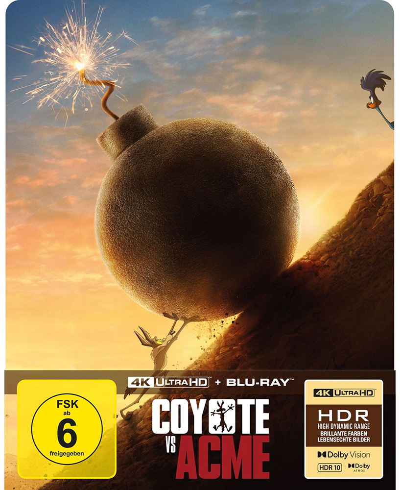 COYOTE VS. ACME (4K UHD+Blu-Ray) - SteelBook - Limited Edition