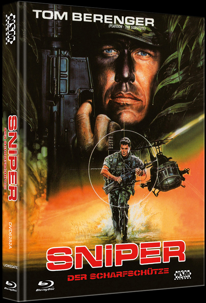 SNIPER - DER SCHARFSCHÜTZE (Blu-Ray+DVD) - Cover A - Mediabook - B-Ware ohne Limitierungsnummer!