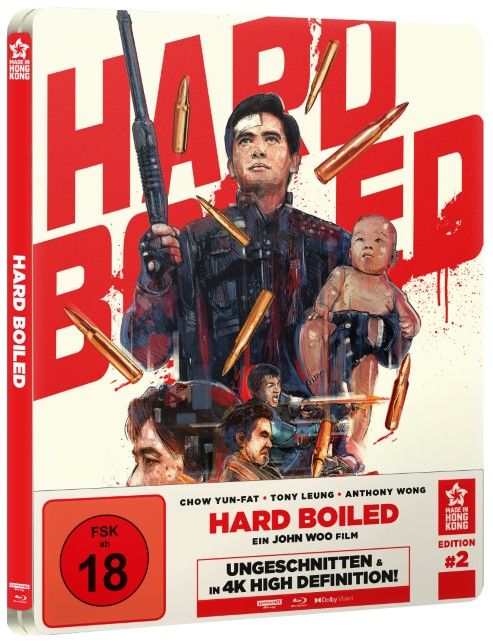 HARD BOILED (4K UHD+2Blu-Rays) - SteelBook - Limited Edition
