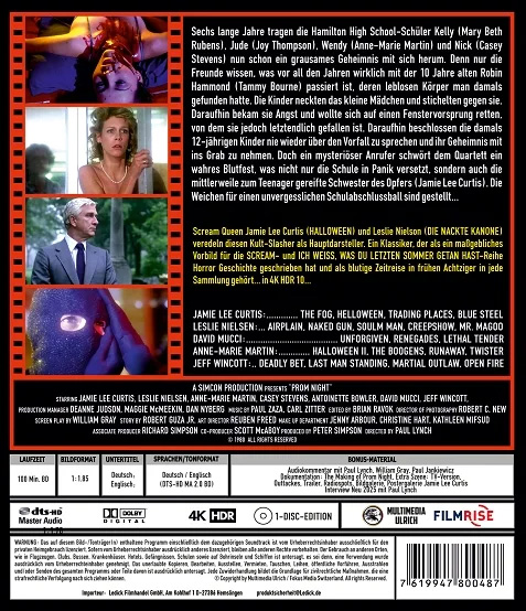 PROM NIGHT (1980) (4K UHD) - Keep Case