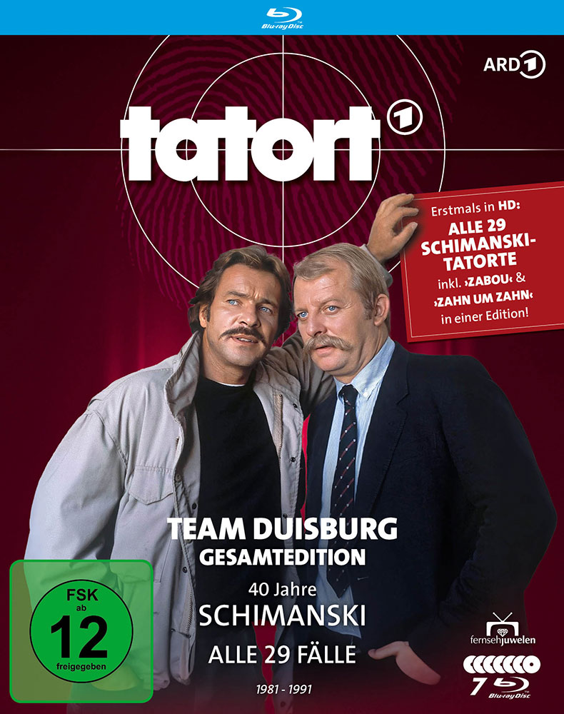 TATORT DUISBURG - 40 JAHRE SCHIMANSKI (Blu-Ray) (7Discs) - Gesamtedition: Alle 29 Folgen