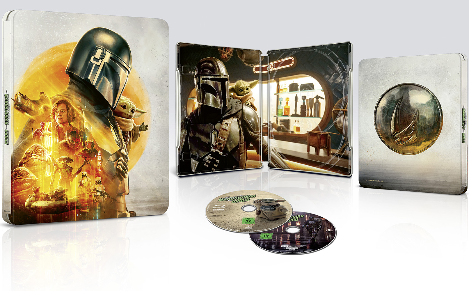 STAR WARS: THE MANDALORIAN AND GROGU (4K UHD+Blu-Ray) - SteelBook - Limited Edition