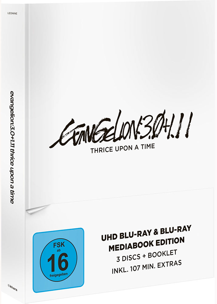 EVANGELION: 3.0+1.11 THRICE UPON A TIME (4K UHD+Blu-Ray) (3Discs) - Mediabook - Limited Special Edition