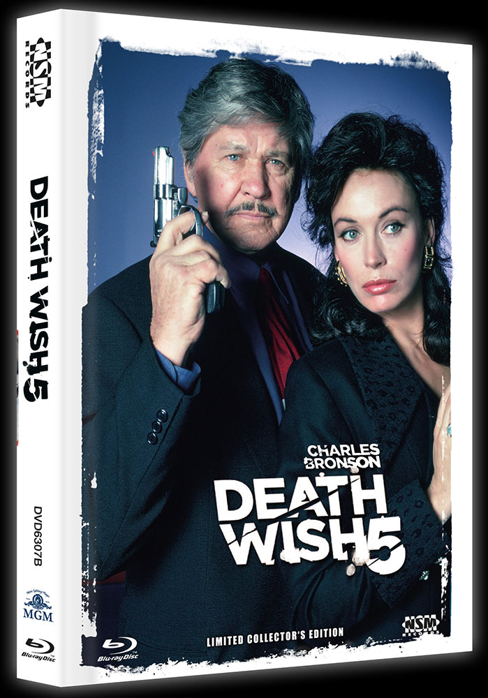 DEATH WISH 5 - THE FACE OF DEATH (Blu-Ray+DVD) - Cover B - Mediabook - B-Ware ohne Limitierungsnummer!