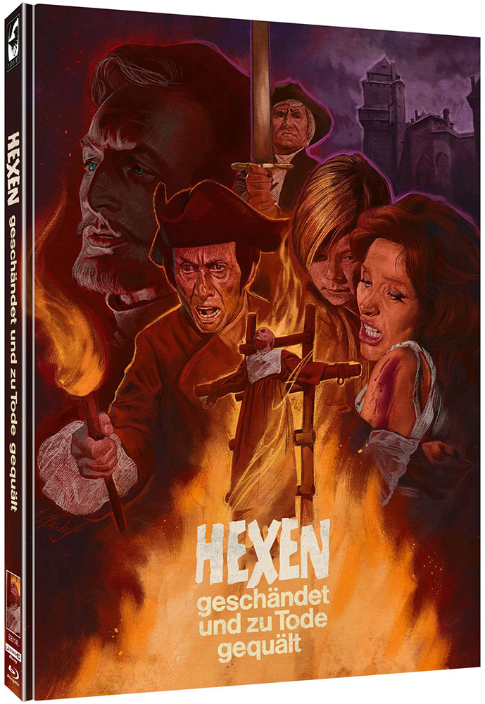HEXEN GESCHÄNDET UND ZU TODE GEQUÄLT (4K UHD+2Blu-Rays) - Cover A - Mediabook - Limited Edition - Uncut