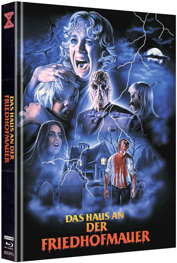 HAUS AN DER FRIEDHOFMAUER, DAS (4K UHD+Blu-Ray) - Cover F - Mediabook - Limited Edition