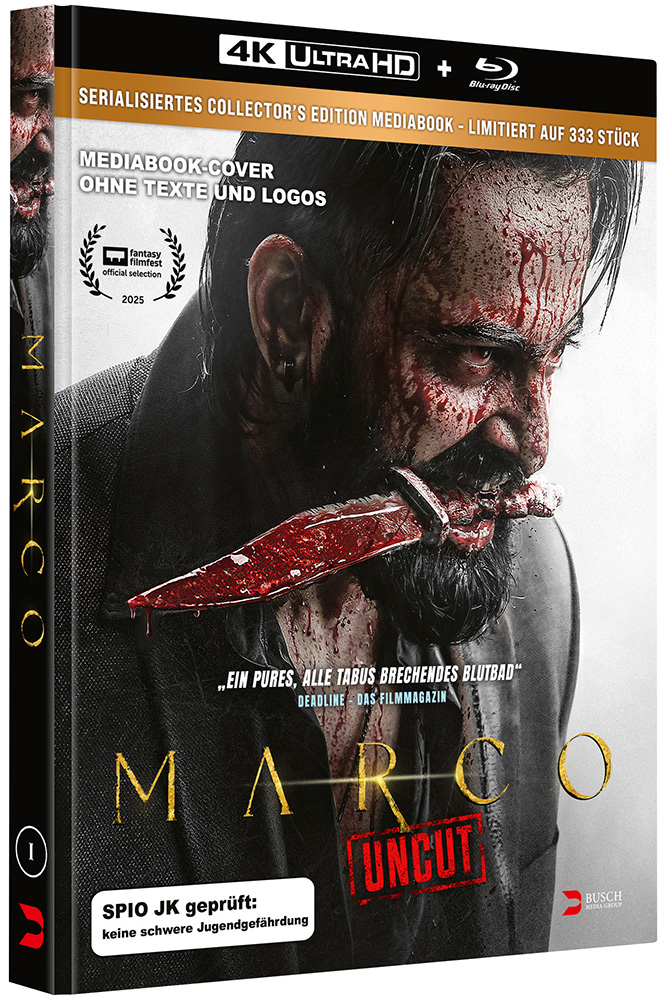 MARCO (4K UHD+Blu-Ray) - Cover A - Mediabook - Limited 333 Edition