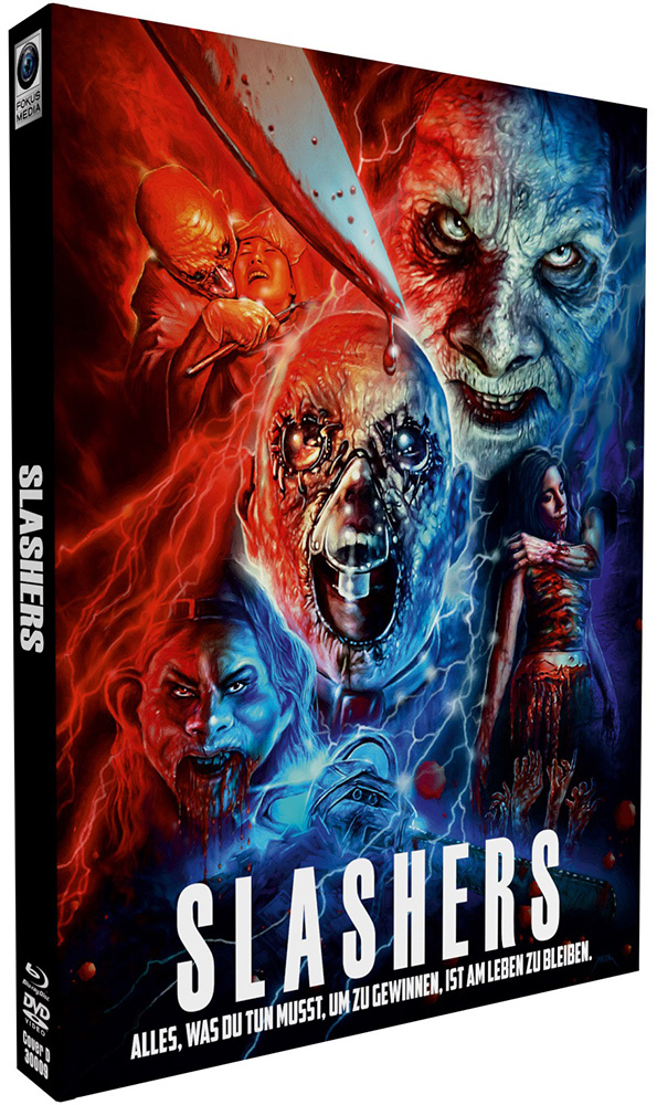 SLASHERS (Blu-Ray+DVD) - Cover A - Mediabook (Wattiert) - Limited 111 Edition