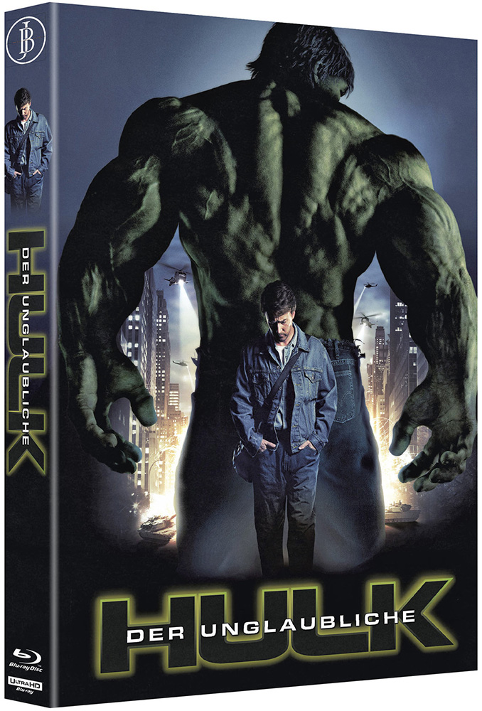 UNGLAUBLICHE HULK, DER (4K UHD+Blu-Ray) - Cover A - Mediabook - Limited 250 Edition