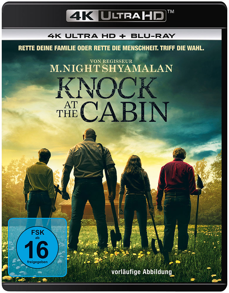 KNOCK AT THE CABIN (4K UHD+Blu-Ray)