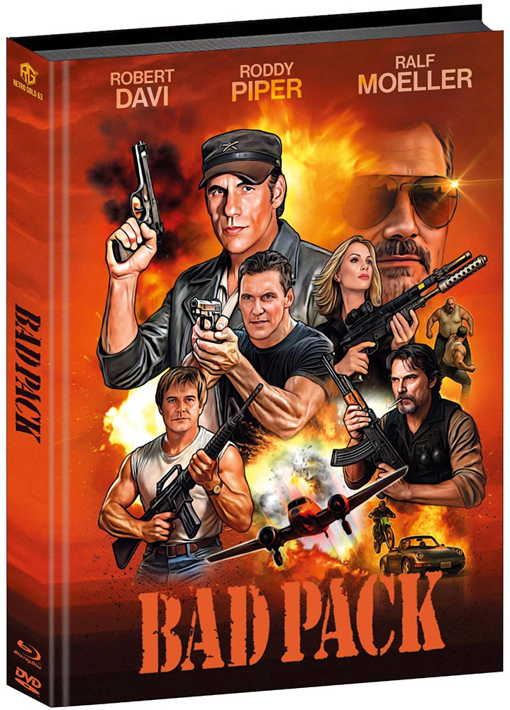 BAD PACK (Blu-Ray+DVD) - Cover A - Mediabook (Wattiert) - Limited 150 Edition