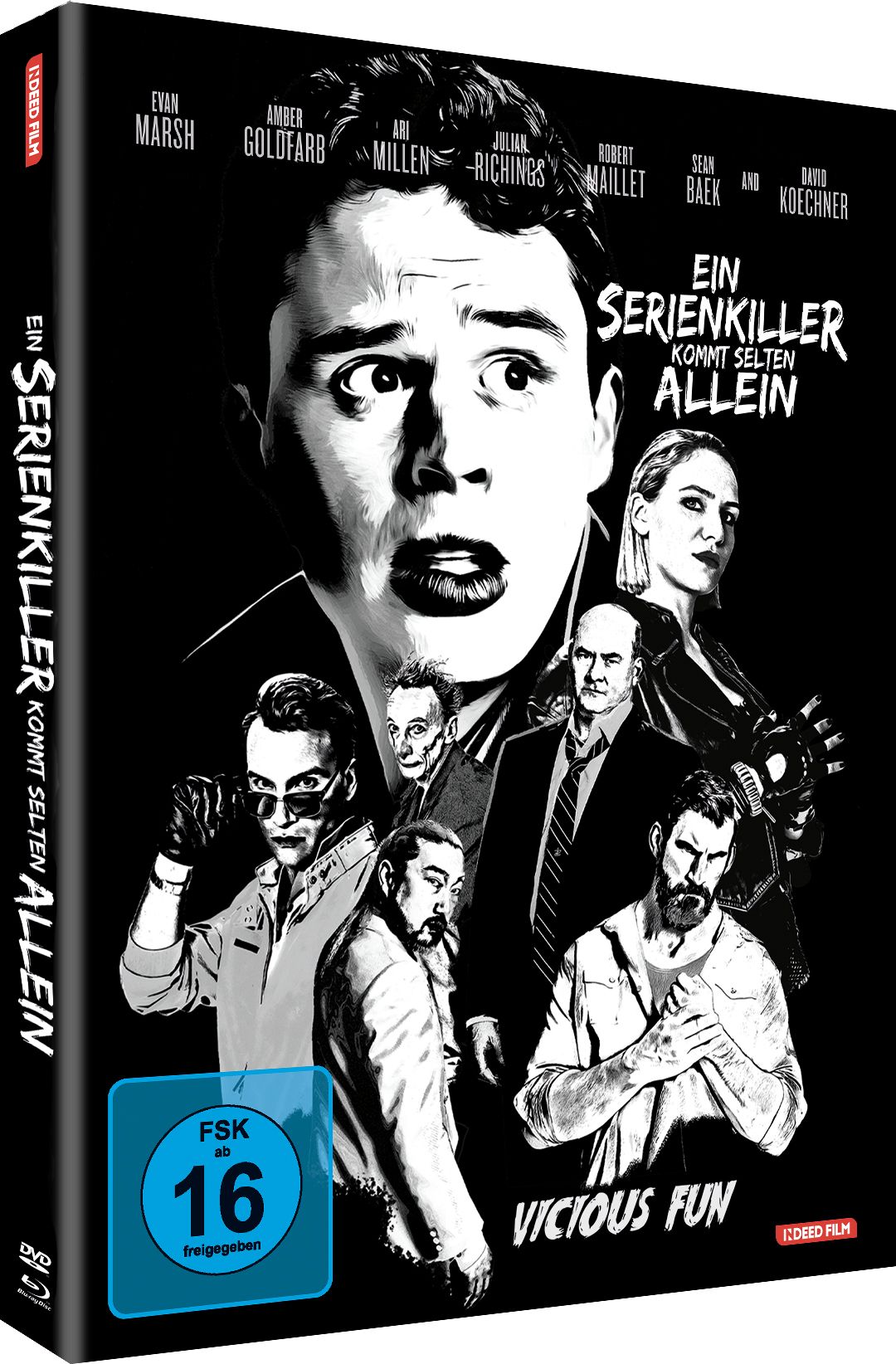 EIN SERIENKILLER KOMMT SELTEN ALLEIN (VICIOUS FUN) (Blu-Ray+DVD) - Mediabook - Limited Edition - Uncut