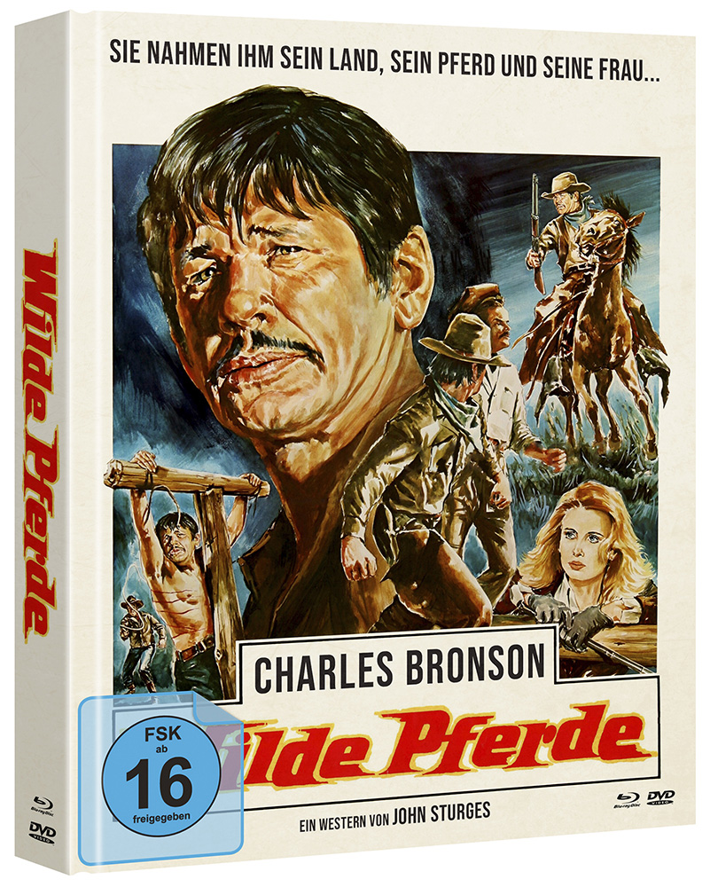 WILDE PFERDE (Blu-Ray+DVD) (3Discs) - Cover C - Mediabook - Limited Edition - Charles Bronson