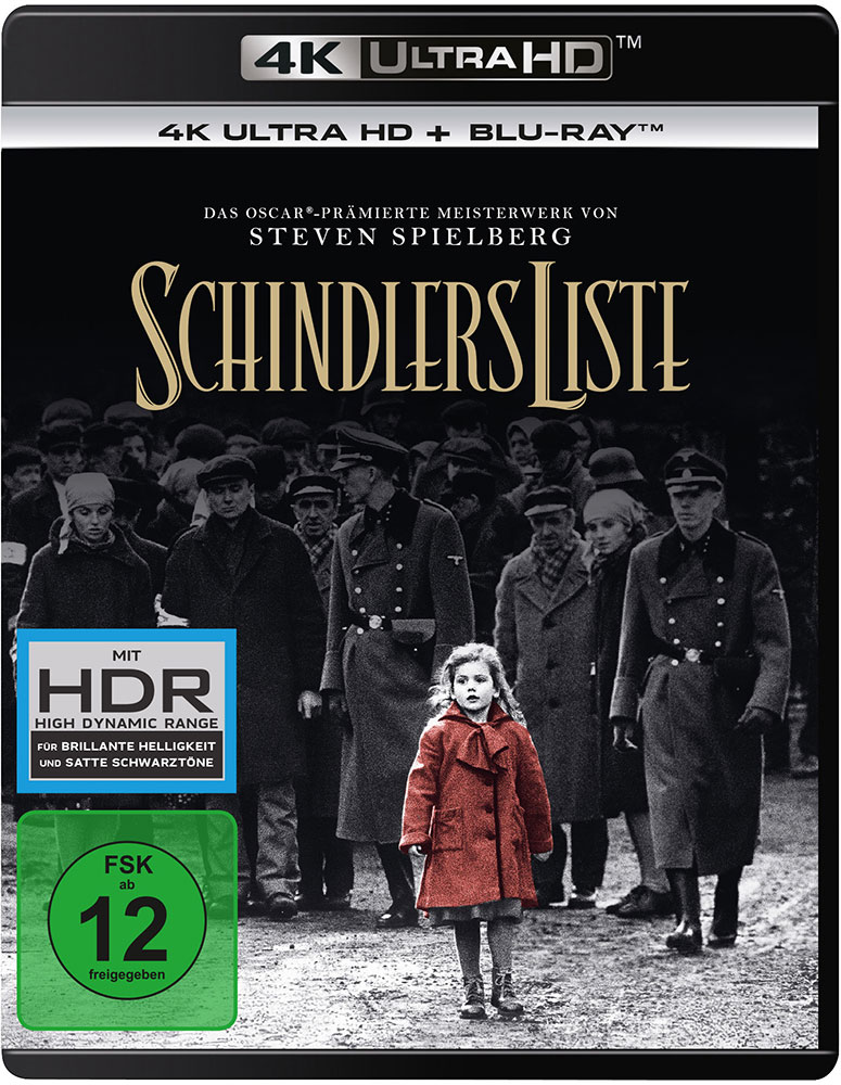 SCHINDLERS LISTE (4K UHD+Blu-Ray) (3Discs)