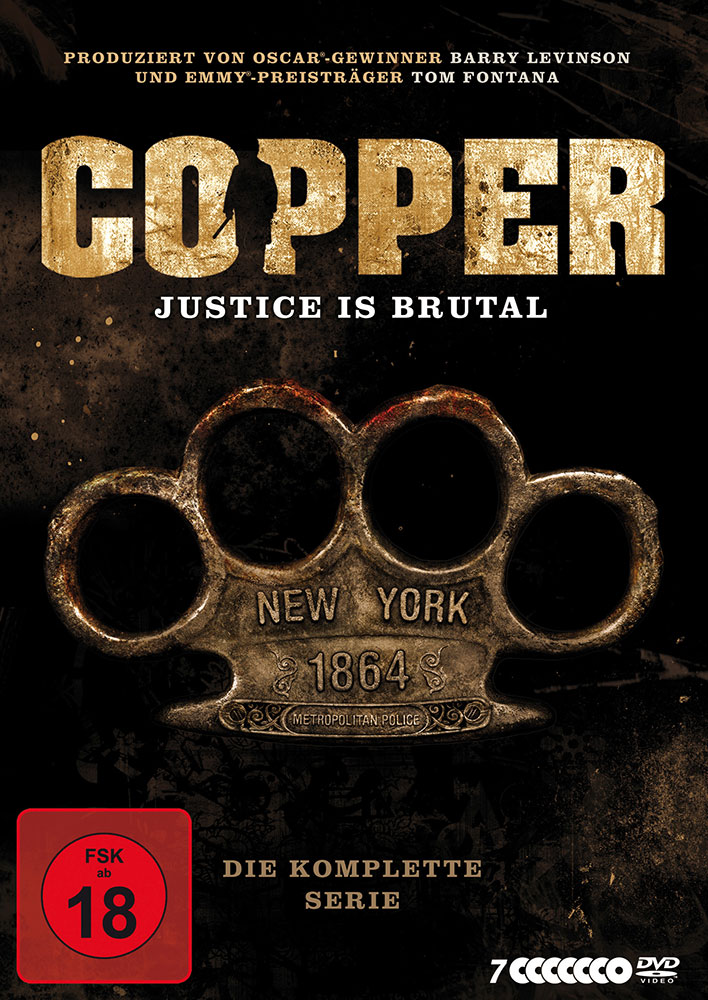 COPPER - JUSTICE IS BRUTAL - Die komplette Serie (7DVD)