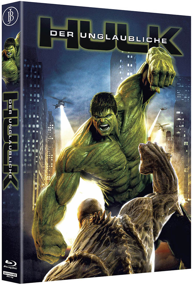 UNGLAUBLICHE HULK, DER (4K UHD+Blu-Ray) - Cover B - Mediabook - Limited 250 Edition