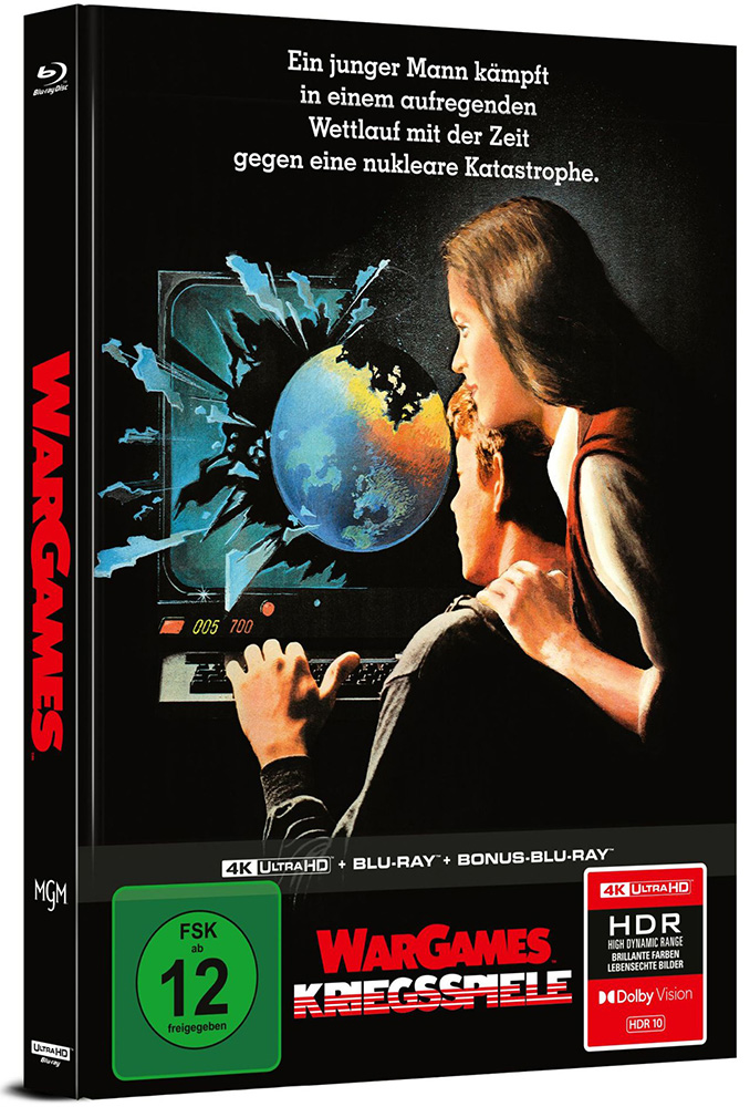 WARGAMES - KRIEGSSPIELE (4K UHD+Blu-Ray) (3Discs) - Mediabook - Limited Edition