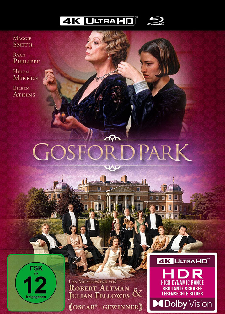GOSFORD PARK (4K UHD+2Blu-Rays) - Mediabook - Limited Edition