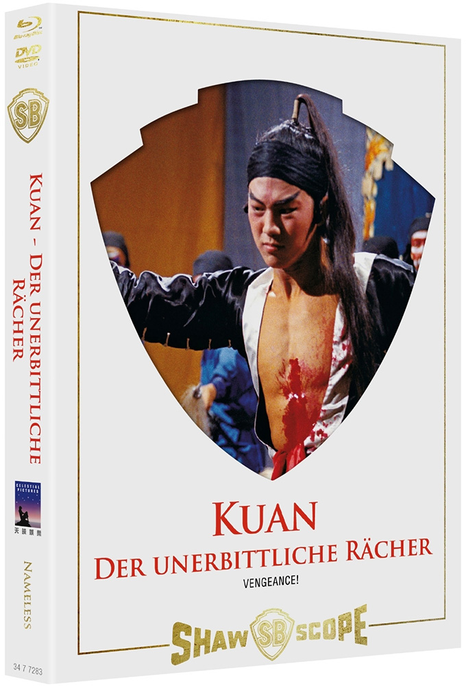 KUAN - DER UNERBITTLICHE RÄCHER (Blu-Ray+DVD) - Cover B - Mediabook - Limited 333 Edition