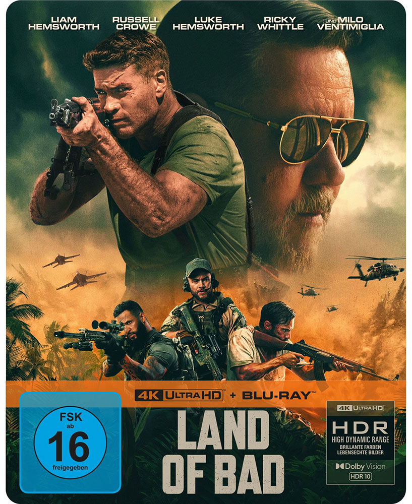 LAND OF BAD (4K UHD+Blu-Ray) - Limited Steelbook Edition