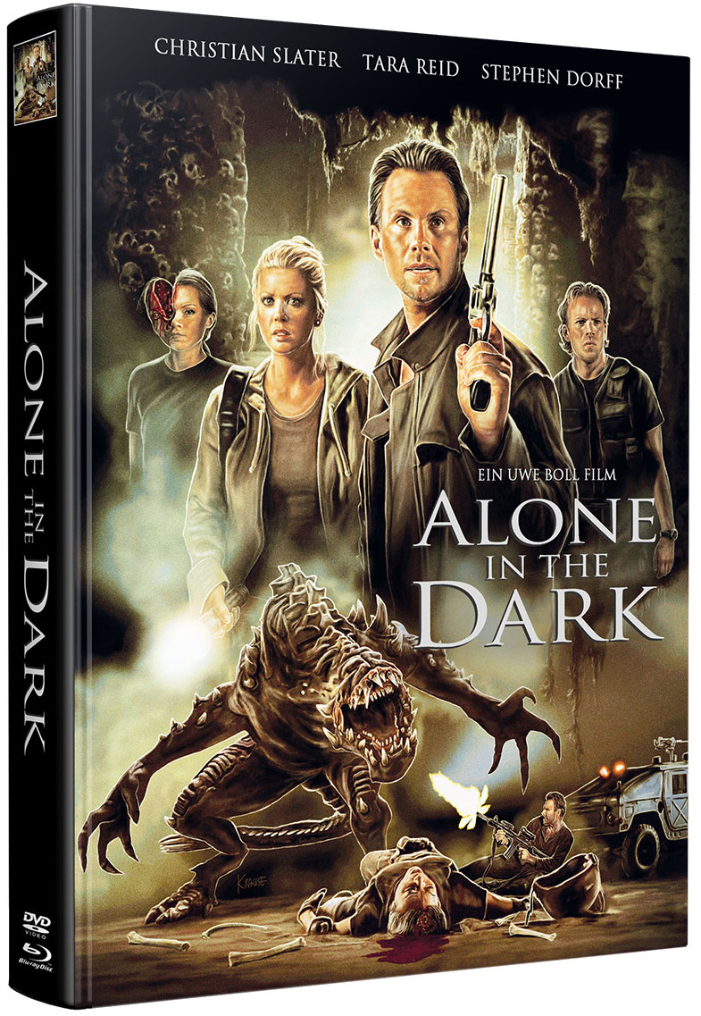 ALONE IN THE DARK (Blu-Ray) (2Discs) - Mediabook (Wattiert) - Limited 100 Edition