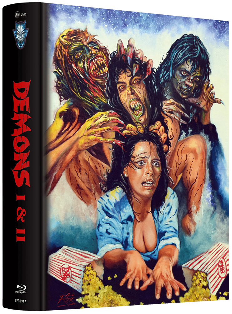 DEMONS 1+2 (Blu-Ray) (2Discs) - Cover A - Mediabook - Limited 333 Edition