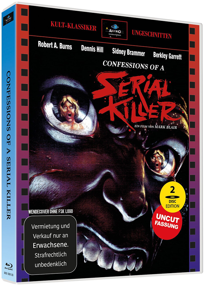 CONFESSIONS OF A SERIAL KILLER (Blu-Ray) - Cover 2 - Scanavo Box - Limited 150 Edition