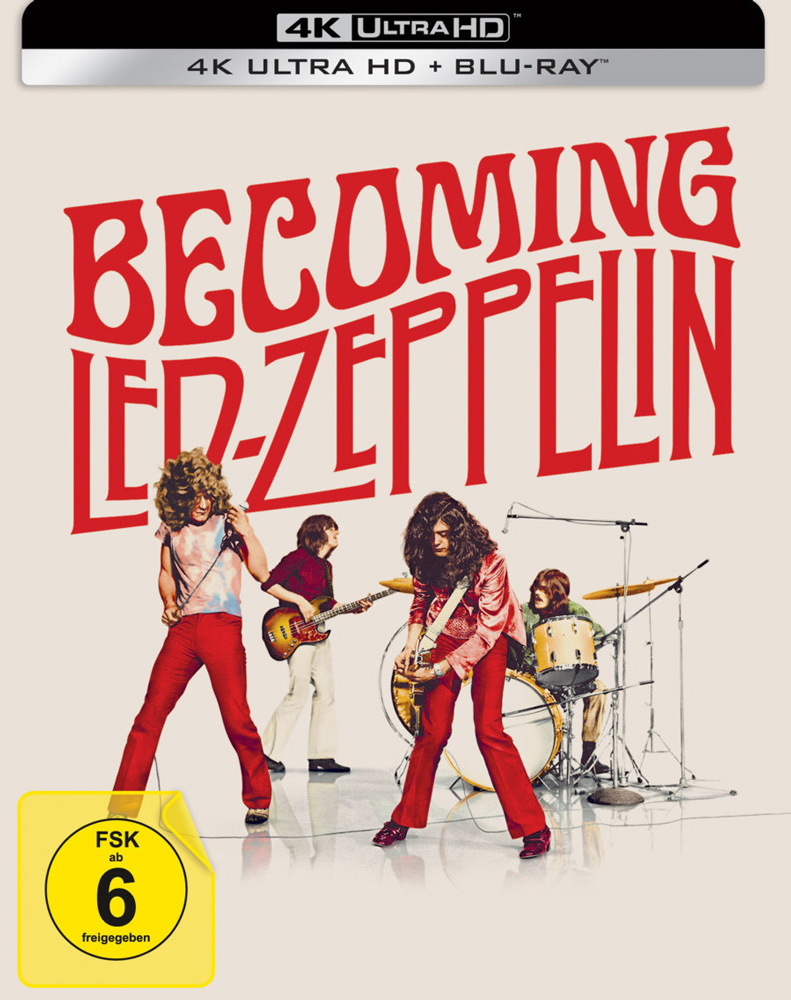 BECOMING LED ZEPPELIN (4K UHD+Blu-Ray) - Limited SteelBook Edition