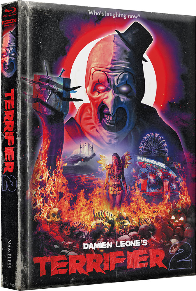 TERRIFIER 2 (4K UHD+Blu-Ray) - Cover H - Mediabook (Wattiert) - B-Ware ohne Limitierungsnummer!