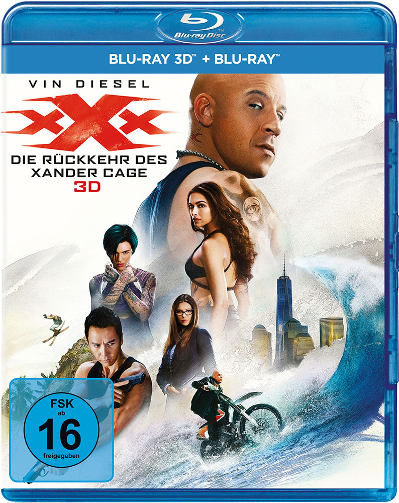 xXx - DIE RÜCKKEHR DES XANDER CAGE (Blu-Ray 3D+Blu-Ray) (2Discs) - 2D & 3D Version