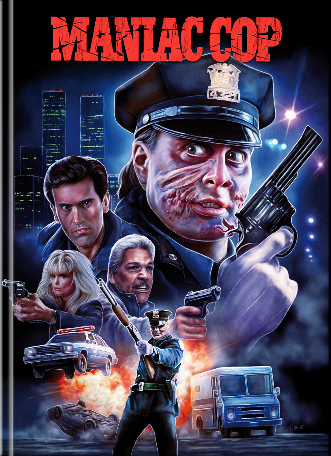 MANIAC COP 1 (4K UHD+Blu-Ray) - Cover B - Mediabook - Limited Edition - Uncut