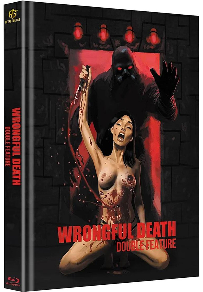 WRONGFUL DEATH DOUBLE FEATURE (Blu-Ray) (2Discs) - Cover B - Mediabook - Limited 111 Edition