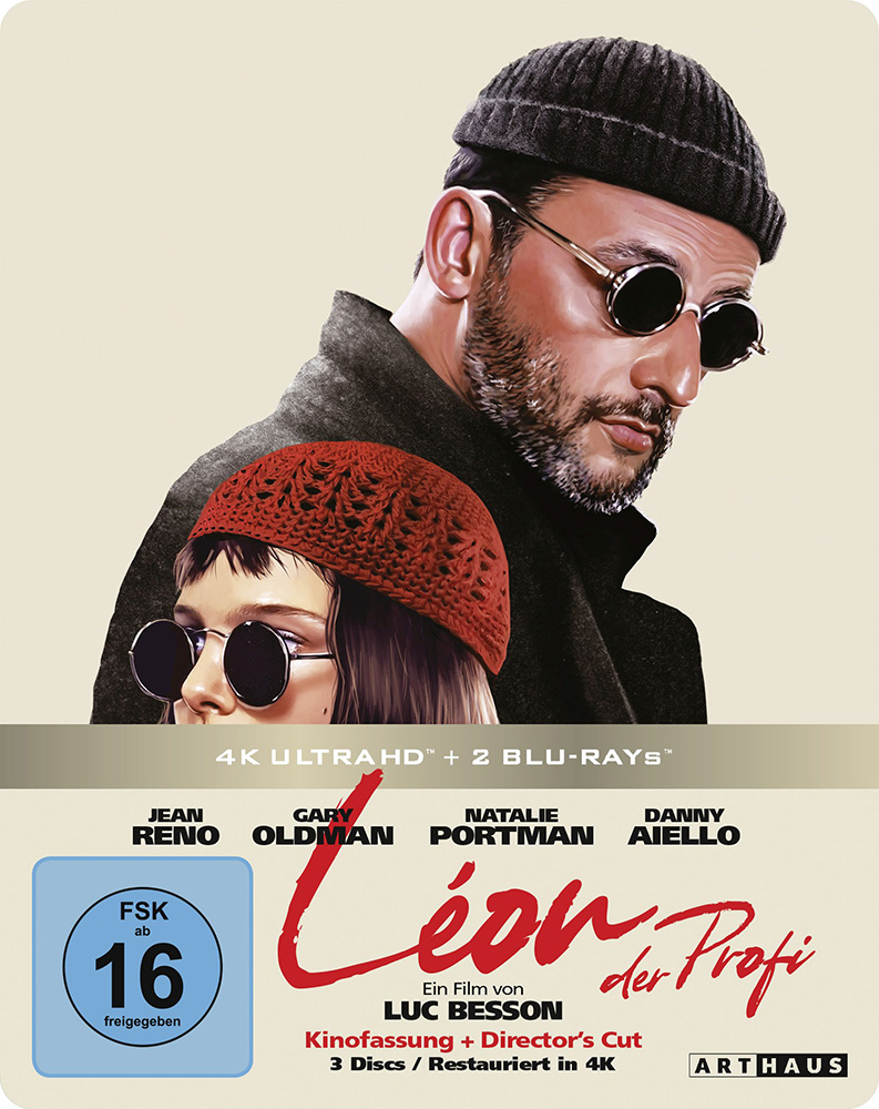 LEON - DER PROFI - Definitive Edition (4K UHD+Blu-Ray) (3Discs) - Limited Steelbook Edition