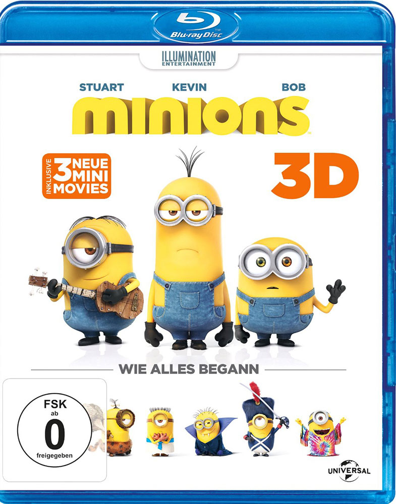 MINIONS (Blu-Ray 3D) (2Discs) - 2D & 3D Version