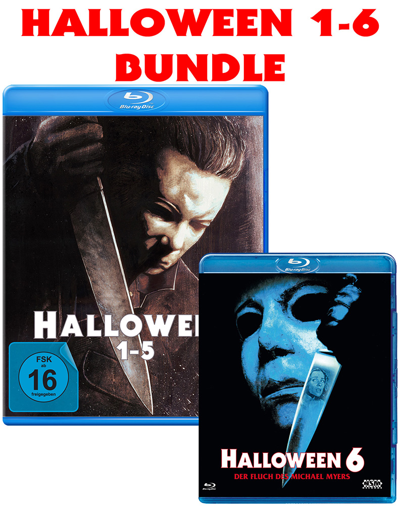 HALLOWEEN 1-6 BUNDLE (Blu-Ray) (6Discs)