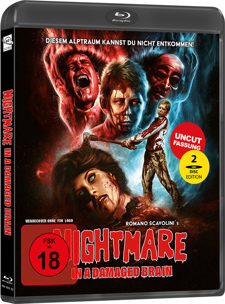 NIGHTMARE IN A DAMAGED BRAIN (Blu-Ray) - Cover 1 - Limited 250 Edition