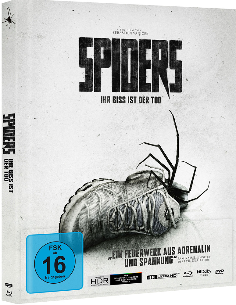 SPIDERS - IHR BISS IST DER TOD (4K UHD+Blu-Ray) - Mediabook - Limited Edition