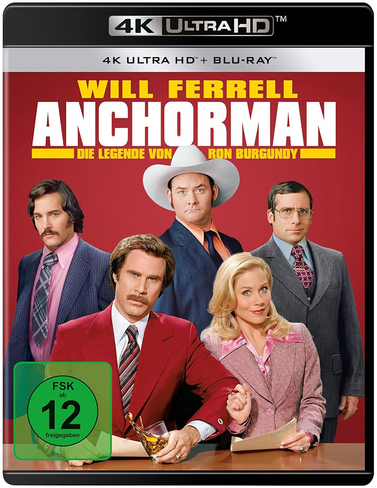 ANCHORMAN - DIE LEGENDE VON RON BURGUNDY (4K UHD+Blu-Ray)