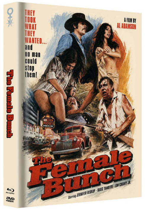 FEMALE BUNCH, THE - DES SATANS HEISSE KATZEN (Blu-Ray+DVD) - Cover C - Mediabook - Limited 150 Edition