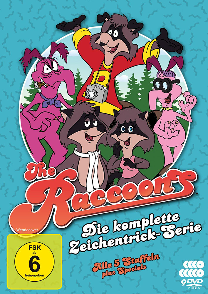 RACCONS, THE - Die komplette Zeichentrickserie (9DVDs)