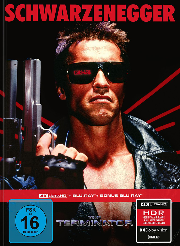 TERMINATOR (4K UHD+2Blu-Rays) - Cover A - Mediabook - Limited Edition