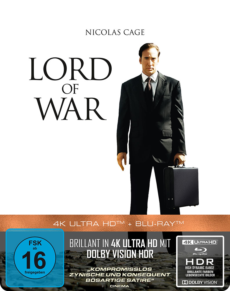 LORD OF WAR - HÄNDLER DES TODES (4K UHD+Blu-Ray) - Limited SteelBook Edition