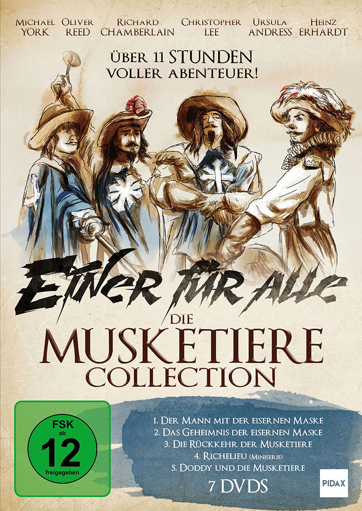 EINER FÜR ALLE - DIE MUSKETIERE COLLECTION (DVD) (7Discs)