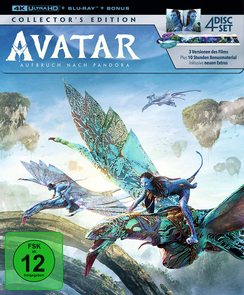 AVATAR: AUFBRUCH NACH PANDORA (4K UHD+Blu-Ray) - Dolby Vision 2023 Version