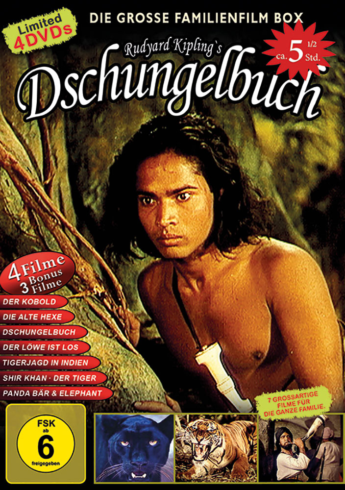 RUDYARD KIPLINGS DSCHUNGELBUCH (7 Filme) (4DVD)